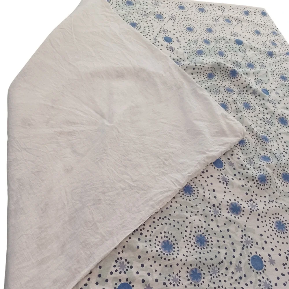 PBteen Kelly Slater F/Q Ocean Floral Duvet Cover Blue Organic Cotton Coastal